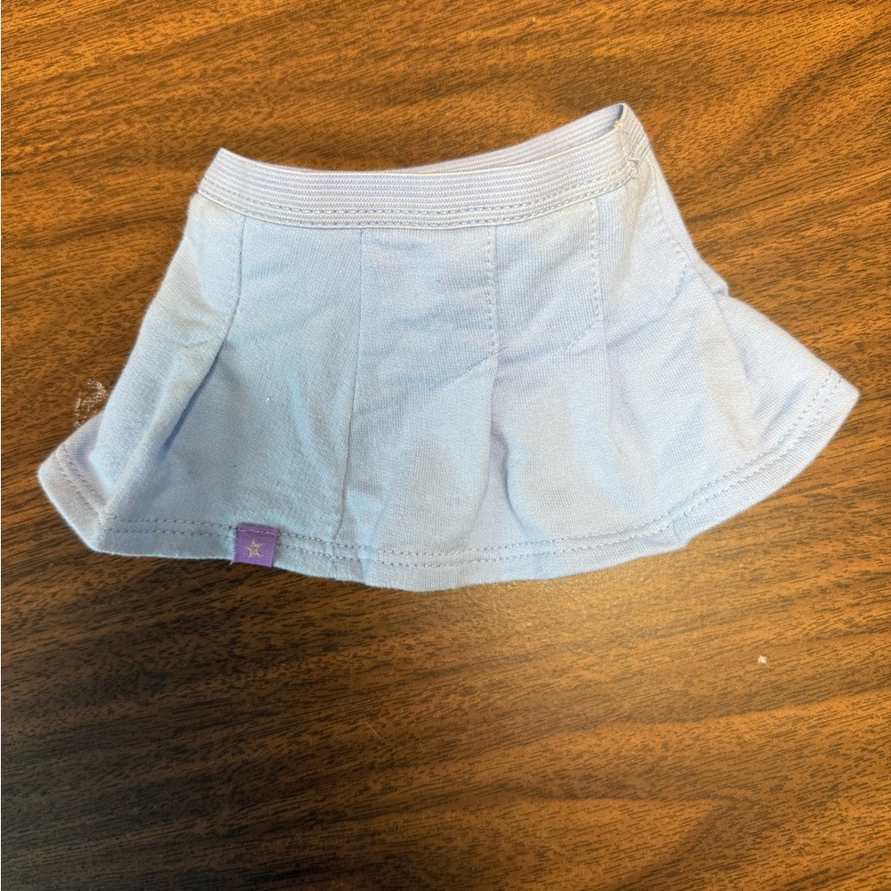 American Girl Light Blue Pleated Skirt Doll Clothes AG